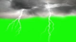 FREE Thunder and Lightning Green Screen with Thunder and Lightning Sound Effects