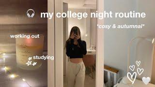 my productive college night routine | september “22 *:･ﾟ