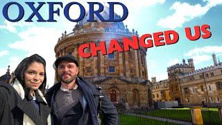 American tourist finally leave LONDON and take a train to OXFORD it was EXTRAORDINARY