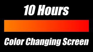Color Changing Mood Led Lights - Orange Red Screen [10 Hours]