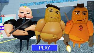 Gegagedigedagedago BOSS BABY BARRY'S PRISON RUN Obby New Update Roblox All Bosses FULL GAME #roblox