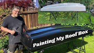 Painting an old roof box - Van Life UK