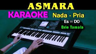 ASMARA - Evie Tamala | KARAOKE Nada Pria, HD