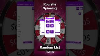 Random Generator App | Generate random numbers , roulette, random picker form list, dice, coin