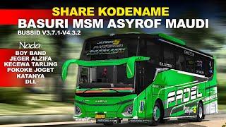 KODENAME BASURI ASYROF MAUDI | SHARE 10+ NADA | BUSSID V3.7.1-V4.3.2