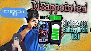 LG G8X ThinQ Single Screen Battery Drain Test (Results are Disappointing)..