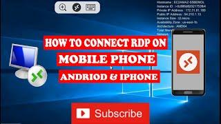 How to connect to RDP on phone {Android & Iphone}