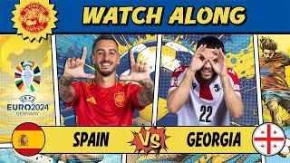 Spain VS Georgia 4-1 LIVE WATCH ALONG EURO 2024 #spain #germany #euro2024