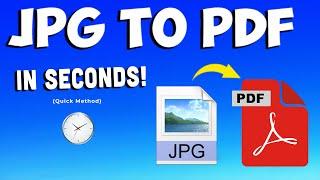 How to Convert JPG to PDF in Seconds – Fast & Easy Method!