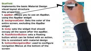 Scaffold Widget - Flutter Mobile Application Development