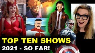 Top Ten TV Shows 2021 So Far - Loki, WandaVision, Castlevania, Invincible, Marvel Disney Plus