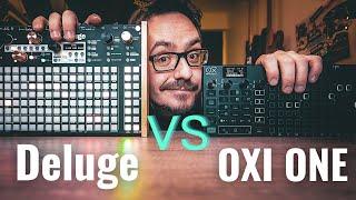 ULTIMATE MIDI SEQUENCERS COMPARED! Oxi One vs Synthstrom Deluge Shootout