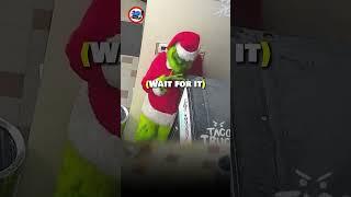 He didn’t expect to be confronted#crime #police #cop #robbery #theft #funny #grinch