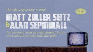 Alan Sepinwall & Matt Zoller Seitz | TV (The Book)