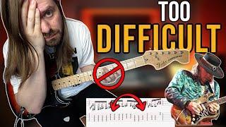 This Stevie Ray Vaughan Riff Is Way too Hard To Play...So Let's Play It!