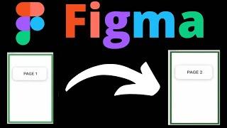 Move from one screen to another on button click in Figma | Figma tutorial