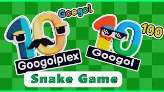 Snake Game - Animation |  Quindecillion to Googol / Googolplex | Big Numbers | Large Numbers