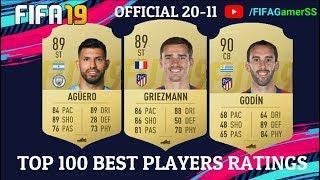 FIFA 19 | TOP 100 BEST PLAYERS OFFICIAL RATINGS 20-11 | FT. AGÜERO, GRIEZMANN, GODIN...etc