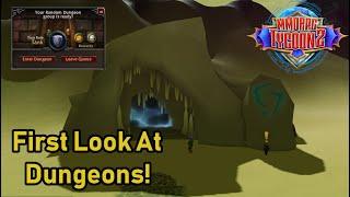DUNGEONS ARE HERE! - MMORPG Tycoon 2! Let's Play #10