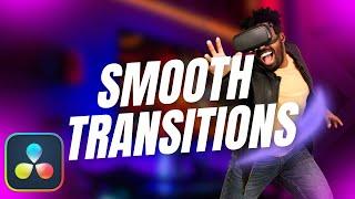 Easy & Smooth Transitions In Fusion Page | Davinci Resolve Tutorial