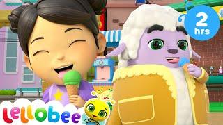 FRUITY Ice Cream Song! |  PRESCHOOL PLAYHOUSE  | Lellobee Kids Karaoke