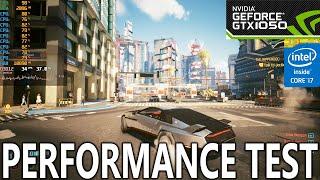 Cyberpunk 2077 Update 2.1 on GTX 1050 | PERFORMANCE TEST | 1080p | #gtx1050