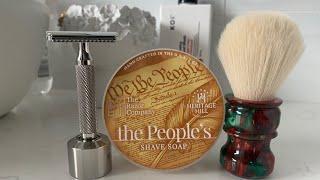 TRC x Heritage Hills The People’s Shave soap! Superb shave!