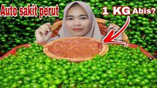 GOKIL‼️ MUKBANG LEUNCA 1 KILO + SAMBAL TERASI