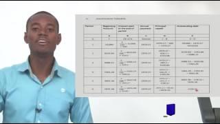 UGBS 202: BUSINESS MATHEMATICS - SESSION#7 - INTRODUCTION TO FINANCIAL MATHEMATICS (Contd.)