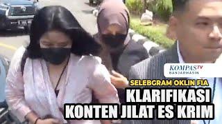 Selebgram Oklin Fia Diminta Klarifikasi Konten Makan Es Krim di Polres Metro Jakarta Pusat