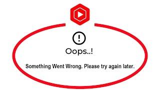 Fix YouTube Studio Apps Oops Something Went Wrong Error Please Try Again Later Problem Solved
