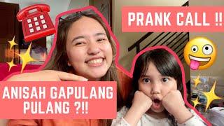 PRANK CALL ANISAH KABUR DARI RUMAH !!! BIKIN SEMUA PANIK  !!!