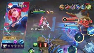 LAYLA MVP LEGENDARY 15 KILL 4 ASSIST! | SURVIVAL MODE | MOBILE LEGENDS