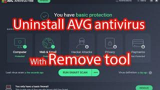 How to uninstall avg antivirus from windows 10