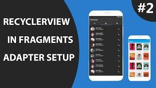 Fragment with Recyclerview Part 2 : Setup Adapter & Bind Data | Android Studio tutorial