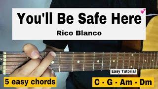 You'll Be Safe Here - Rico Blanco | Easy Guitar Tutorial | Easy Chords