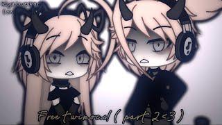 [️] ‘’Free twin ocs!1!‘’ •//• Part 2 •//• Credit required!! [️]