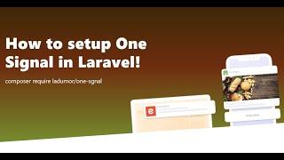 How to setup one signal in Laravel