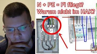 N und PE Hausanschlusskasten / FI löst nicht aus?! ElektroM