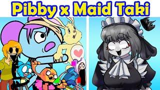 Friday Night Funkin' Maid Taki VS Pibby Full Week (FNF Mod/Come And Learn With Pibby/Gumball/Jake)