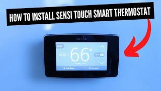 How To Install Sensi Touch Smart Thermostat (ST75)