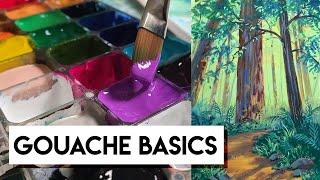 Gouache painting BASICS for ABSOLUTE BEGINNERS  Skillshare Class