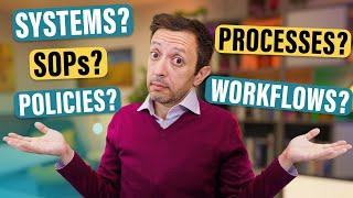 Systems vs Processes vs SOPs