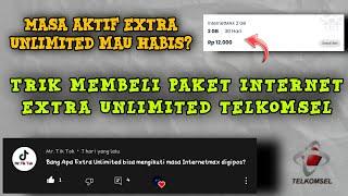 trik membeli paket internet extra unlimited telkomsel dengan internet max