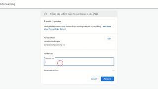 Google Domain Forwarding - Free Plan