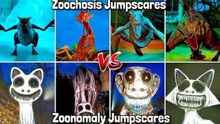 Zoochosis All Jumpscares VS Zoonomaly All Jumpscares (Showcase) | ZOOCHOSIS VS ZOONOMALY