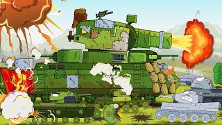 Carro armato salva l'esercito. Cartoni animati carri armati. World of tanks cartoon.