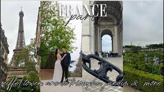 PARIS DIARIES: Train ride to France, Eiffel Tower, Arc de triomphe, Jardin des tuileries