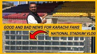 Exclusive Vlog: Good and Bad News for Karachi Fans| National Stadium Karachi Vlog | Champions Trophy