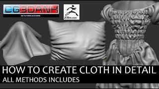 ZBRUSH TUTORIAL_ HOW TO SIMULATE CLOTH IN ZBRUSH (IN DETAILS)